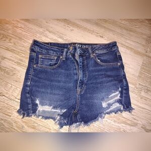 Women's Blue Denim Shorts